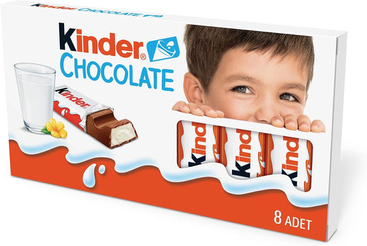 Kinder chocolate bars 100g