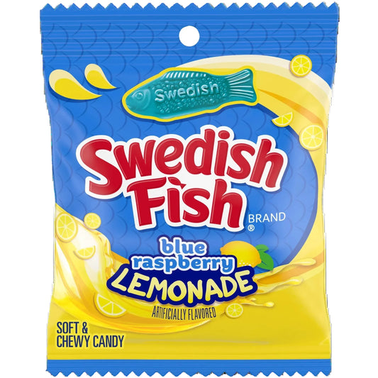 Swedish fish Blue raspberry lemonade